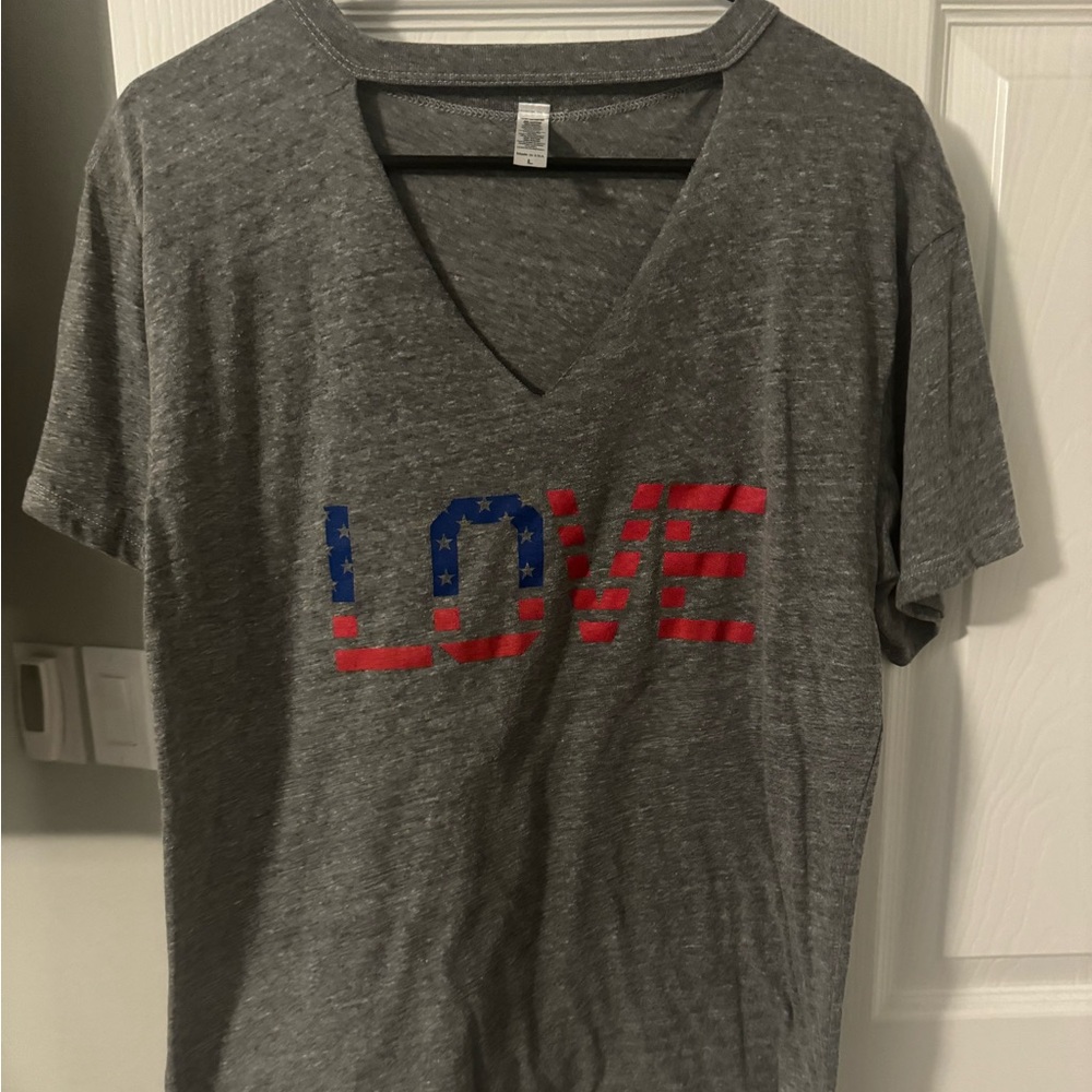 LOVE Everette chest cut out tee.